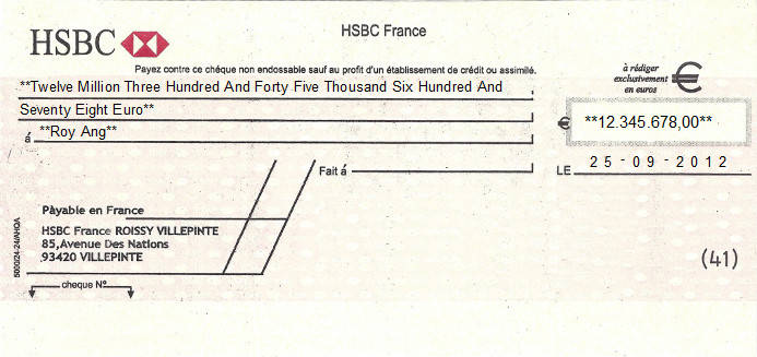 Correct way to write a cheque image