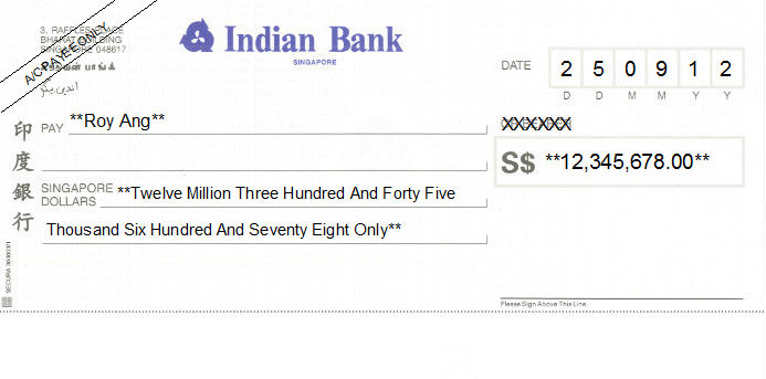 Cheque Printing Software Indian Banks